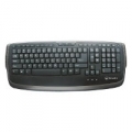 TASTIERA ATLANTIS INTERNET 1000 "P013-K11U"ﾸ TASTI A BASSA EMISSIONE DI RUMOREﾸ POGGIA POLSI ERGONOMICOﾸUSBﾸ Black
