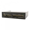 MULTICARD READER ATLANTIS P005-CAN-B INTERNO 3ﾸ5" 35 IN 1 USB Black