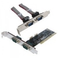 SCHEDA ATLANTIS P007-CP4SL PCI 4 SERIALIﾸ Supporta PCI 3ﾸ3V e 5V per uso su PC e Server
