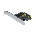 SCHEDA ATLANTIS  P007-CPESATA3GR PCI EXPRESS CONTROLLER RAID-0ﾸ1 con 2 porte SATA-II + 1 porta ATA-133