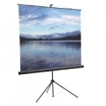 SCHERMO PROIEZIONE A CAVALLETTO ATLANTIS EASYROLL 150 150x150cm Tela da proiezione MATT WHITE Custodia in acciaio