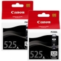 TWINPACK CANON 2pz PGI-525BK Nero 19ML x IP4850ﾸ MG5150ﾸ MG5250ﾸ MG6150ﾸ MG8150