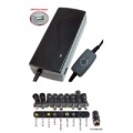 ALIMENTATORE UNIVERSALE X NOTEBOOK 125W 6ﾸ5A x PC con alimentazione compresa tra 12 e 22 Vdcﾸ 10 connettoriﾸ porta USB