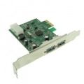 SCHEDA PCI Express > USB 3.0 2 Porteﾸ in alluminio