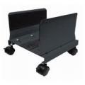 CARRELLO PORTA PC NILOX in Metalloﾸ  Rotelle Bloccabiliﾸ Nero