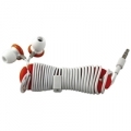 CABLE MANAGER SKINTEK SK-BONE-C-BL Osso in silicone x avvolgere il cavo delle cuffie di MP3/Mp4/iPod/telefoni