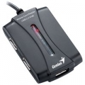 MULTICARD READER GENIUS ESTERNO USB CR-903Uﾸ 9 in 1 + 3 porte hub USBﾸ w/extend cable