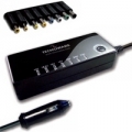 ALIMENTATORE UNIVERSALE DA AUTO x NETBOOK TECNOWARE FCBNET20C 8 connettori inclusi Black "Garanzia 2 anni on Site"