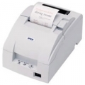 STAMPANTE EPSON TM-U220D-002 a impattoﾸ 9 aghiﾸ per scontrini. Interfaccia seriale. Alimentatore di rete incluso. Colore bianco