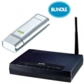 BUNDLE ZYXEL ZYX-BUNDLE-A5 ROUTER 660HW-T ADSL2 WIRELESS 54M + CLIENT WIRELESS USB G202 USB