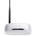 ROUTER TP-LINK TL-WR741ND 150M LITE N 802.11 n/g/b ACCESS POINT SWITCH 4P 10/100Mﾸ 1 ANTENNA STACCABILE (necessita di modem)