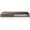 SWITCH TP-LINK TL-SG1024 24P LAN GIGABIT DESKTOP 10/100/1000Mbps RACKMOUNTABLE RJ45 CASE ACCIAIO