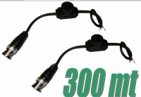 Mini Balun Trasmissione video cavo telefonico 300MT