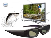 3D OCCHIALI ATTIVI COMPATIBILI TV SAMSUNG SMART TV 40" BATTERIA RICARICABILE USB
