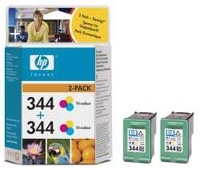 INK HP C9505EE Conf. Multipack 2 Cartucce N.344 3C X PS-C3180 PS-C4180 DJ-460 DJ-5940 DJ-6940 OJ-6310