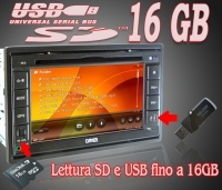 Autoradio Digitale 2 Din 6.2" FULL HD GPS Navigatore DVD DVB-T SD Garanzia e Assistenza 24 Mesi Diretta Del Produttore