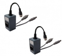 Moduli BALUN per conversione cavo da Coax a UTP con AUDIO