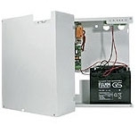 Contenitore con scheda emergenza e alloggiamento 3 batterie