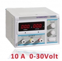 Alimentatore da banco autoprotetto 0-30V 10A con display
