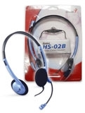 CUFFIA CON MICROFONO GENIUS "HS-02B"