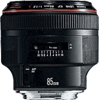 OBIETTIVO CANON EF 85mm F/1.2 L II USM 72mm incl. astuccio e paraluce "PROF. TELE"