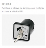 Selettore a chiave da incasso SET-I