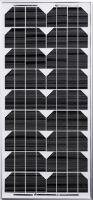 PANNELLO SOLARE FOTOVOLTAICO MONOCRISTALLINO 25 W 12V