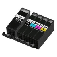 Kit 10 cartucce compatibile Canon Pixma IP4820 IP4850 IP4950 PGI 525BK CLI 526BK 526C 526Y 526M - Senza Chip