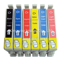 Kit 14 cartucce compatibile Epson T0481 T0482 T0483 T0484 T0485 T0486 Stylus Photo R200 R210 R220 R300 R300M R320 R340