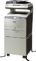 MULTIFUNZIONE EPSON ACULASER COLORI AL-CX21NC A4 25/5PPM 128MB 180FF PCL/PS USB2.0/LAN + CABINET