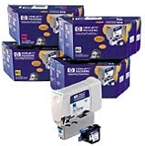 VALUE PACK HP C4893A N.80 Giallo 350ML + TESTINA + KIT PULIZIA X DJ-1050C DJ-1055CM+