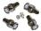 KIT VIDEOSORVEGLIANZA QUAD 8 CH + 4 TELECAMERE 30 LED