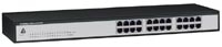 SWITCH ATLANTIS A02-F24 24P LAN 10/100M L2 UNMANAGED RACKMOUNT CASE METALLO - GREEN ETHERNET