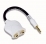 Sdoppiatore per cuffie - ipod - per tutte le fonti audio jack 3,