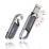 FLASH DRIVE ADATA USB 2.0 4GB - AS805-4G-CGY- Grey (Acciaio USB a Scomparsa)