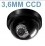 Kit DVR 4 ch MPEG4 LAN + 2 dome 3,6mm + 2 CCD 1/4 3,6mm+ 4 CAVI