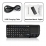 TASTIERA WIRELESS 2,4GHZ CON TOUCHPAD E PUNTATORE LASER