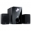 CASSE ATLANTIS "Soundmaster 3500" 2.1 Total 13W RMS - Subwoofer 9W - Finitura in acrilico Nero Lucido P003-C230