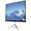 SCHERMO PROIEZIONE A CAVALLETTO ATLANTIS EASYROLL PLUS 180 180x180cm Tela da proiezione MATT WHITEﾸ quattro bordi neri da 3 cm