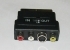 Adattatore Scart con jack rca e selettore IN/out