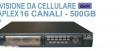 Dvr 16 ch H.264 pentaplex lan/ vga / visione da cellulare 400fps
