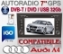 Autoradio Digitale 7" AUDI A4 Navigatore GPS TMC DVD USB Garanzia e Assistenza 24 Mesi Diretta Del Produttore