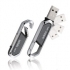 FLASH DRIVE ADATA USB 2.0 4GB - AS805-4G-CGY- Grey (Acciaio USB a Scomparsa)