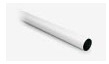 Asta in alluminio tubolare verniciata bianca 60 x 4200 mm G0402