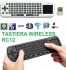 MINI TASTIERA WIRELESS RC12 CON TOUCHPAD PER MINI PC ANDROID TV BOX MOUSE PAD