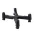 CARRELLO PORTA PC ATLANTIS P002-CS-7XK a Croce. Regolabile in larghezza da 3 cm a 25ﾸ5cm. Si apre e chiude a forbice