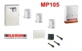Allarme MP105 Elkron completo 4 zone exp