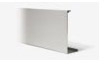 Copriprofilo maggiorato anodizzato naturale LD00 1 metro