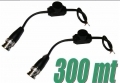 Mini Balun Trasmissione video cavo telefonico 300MT