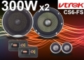 Kit Casse 16cm 6,5"+ Tweeter+Crossover VTREK CS6-FS